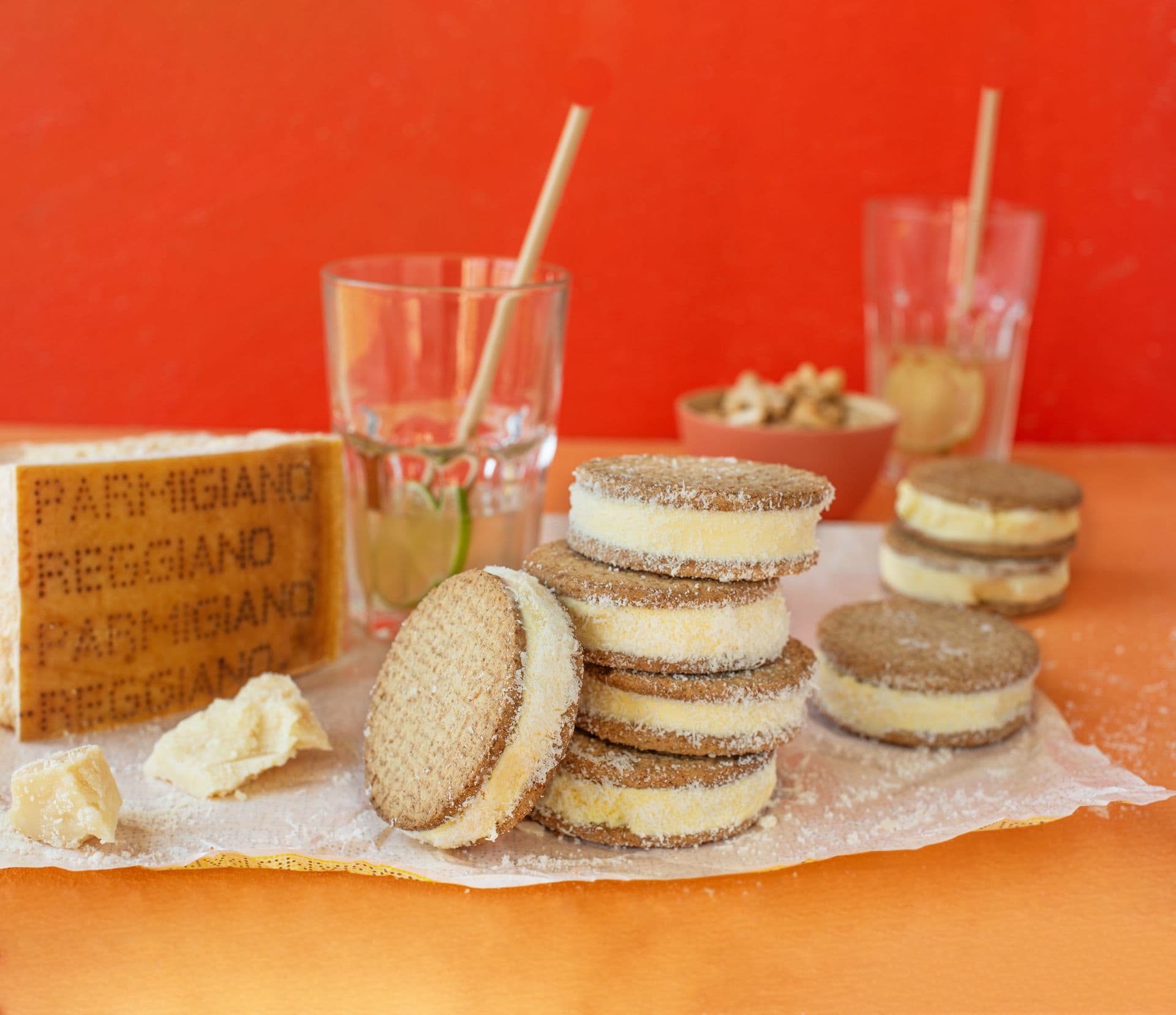 Gelato biscotto al Parmigiano Reggiano