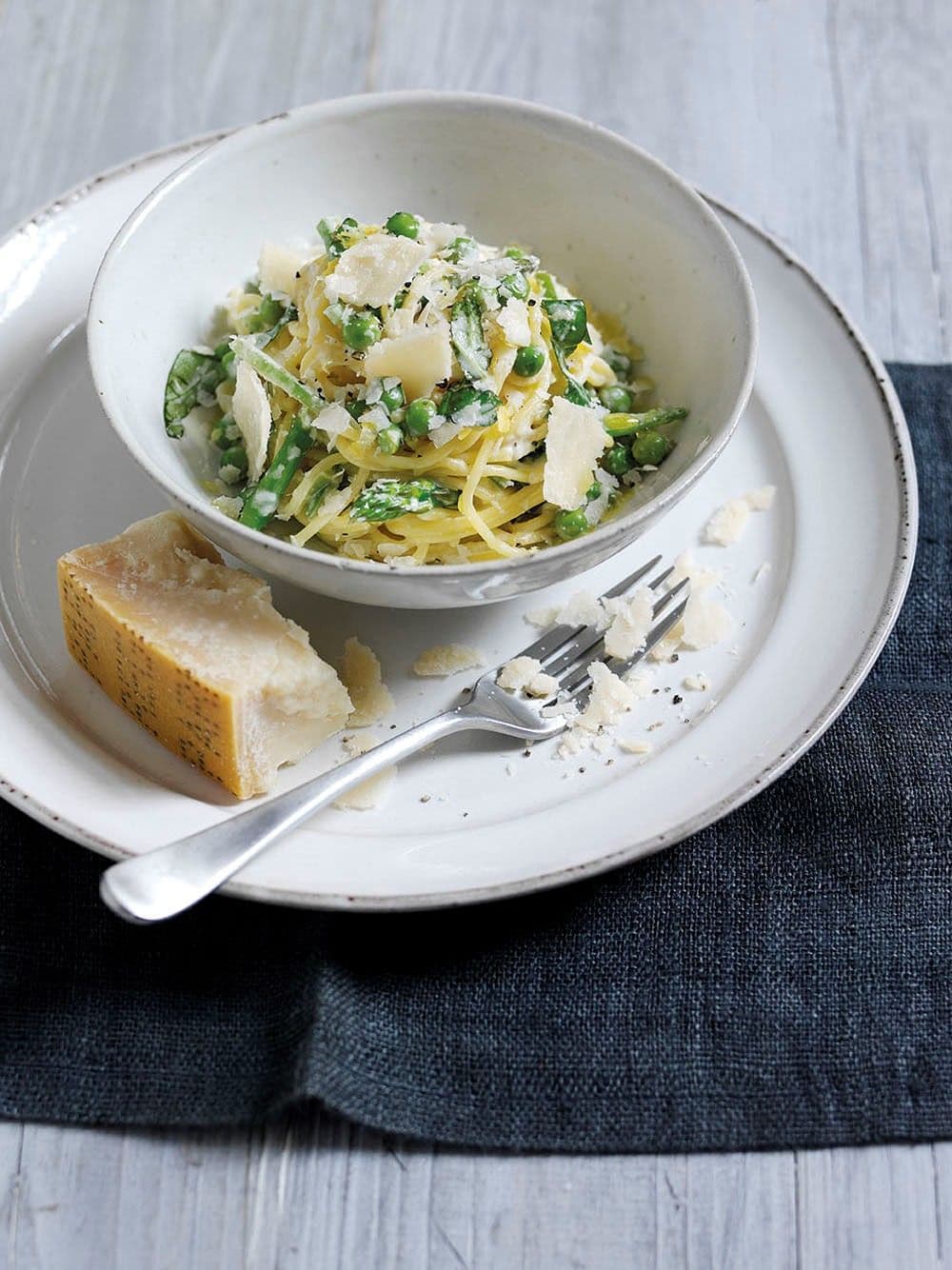 Pasta primavera al Parmigiano Reggiano