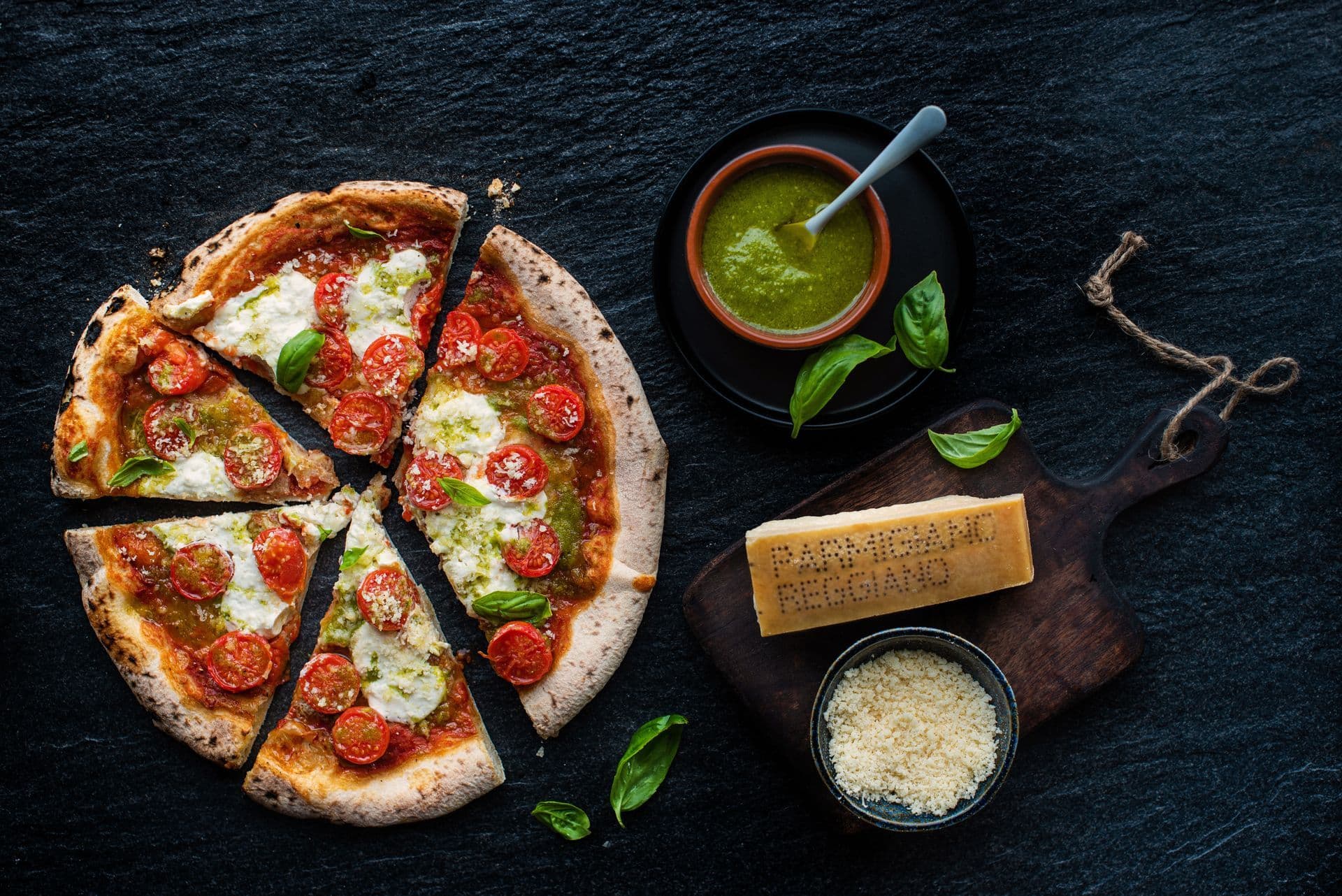 Pizza tricolore