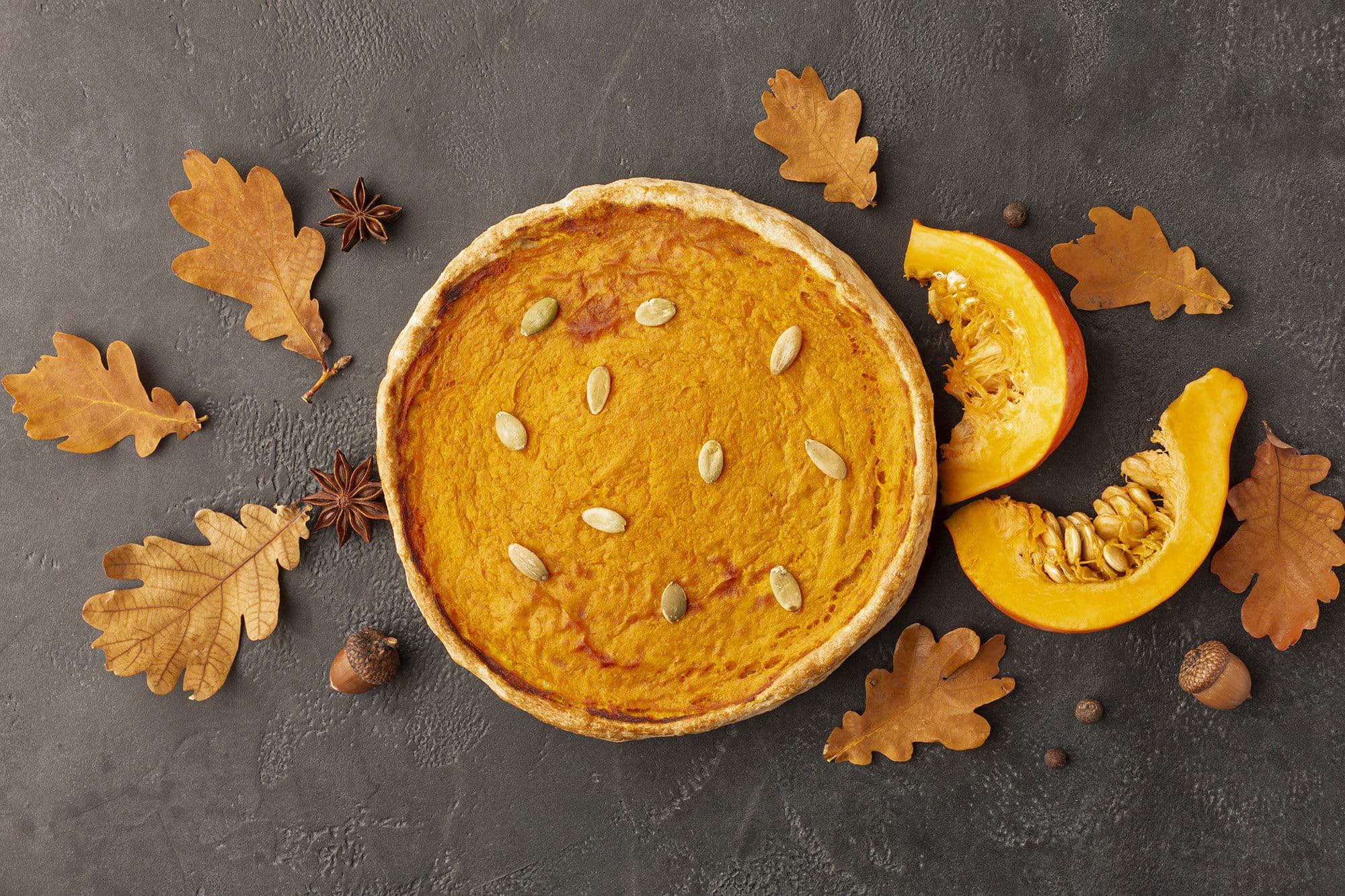 Torta salata con zucca, patate e Parmigiano Reggiano