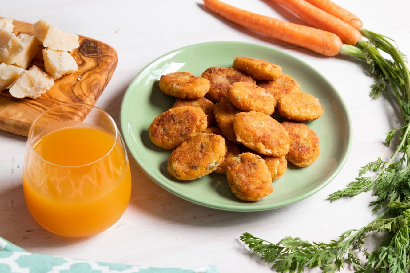 Crocchette di carote e Parmigiano Reggiano